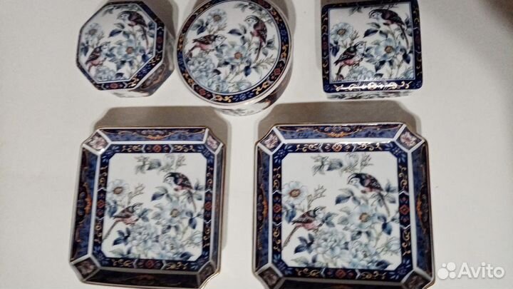 Японский фарфор Tazan “райские птицы»