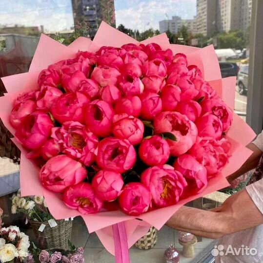 Пионы Букет пионов