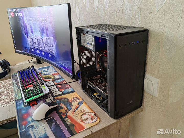 Компьютер для игр Ryzen + GTX