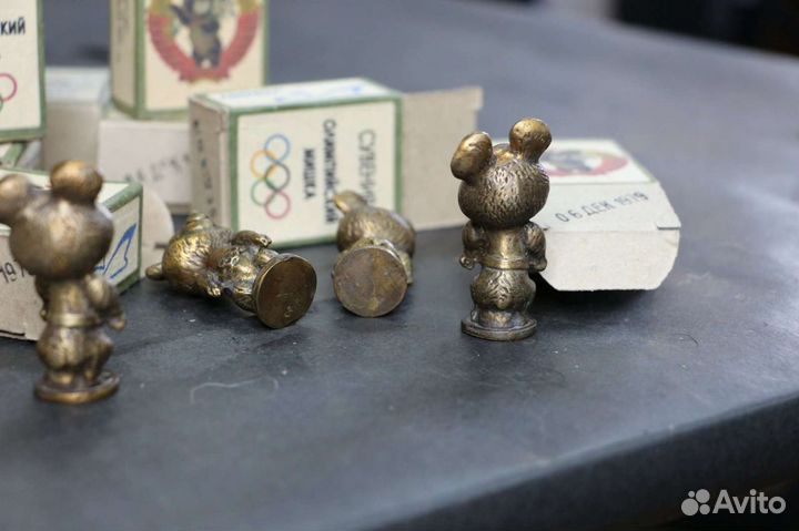 Олимпийский мишка ссср, бронза