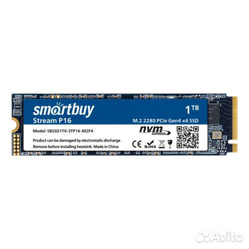 Внутренний SSD SmartBuy Stream P16 на 1TB