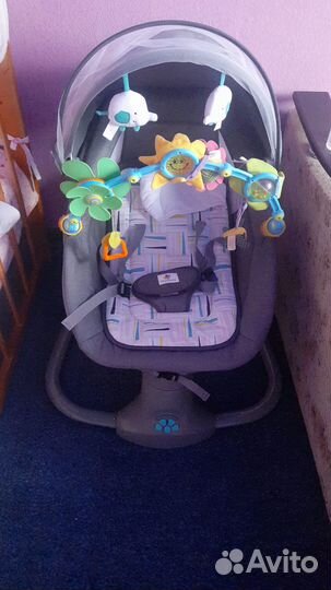 Электронные качели для новорожденных