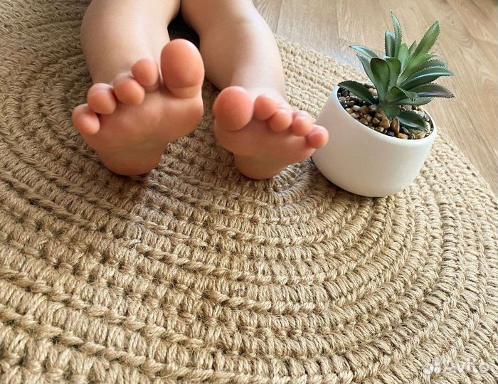 Ковер из джута