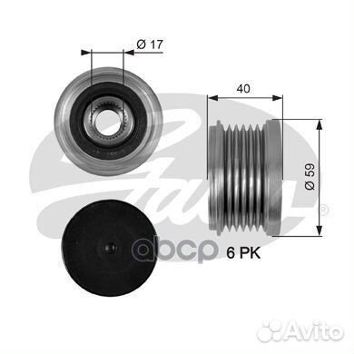 Механизм свободного хода генератора Gates 196