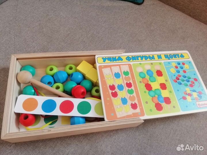 Сортер.Развивающие игрушки из дерева для малышей