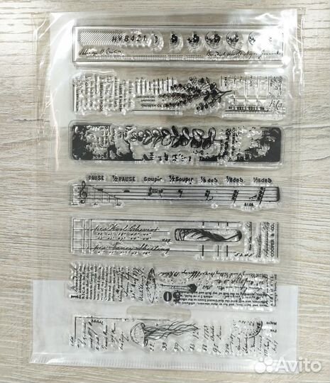 Штампы силиконовые