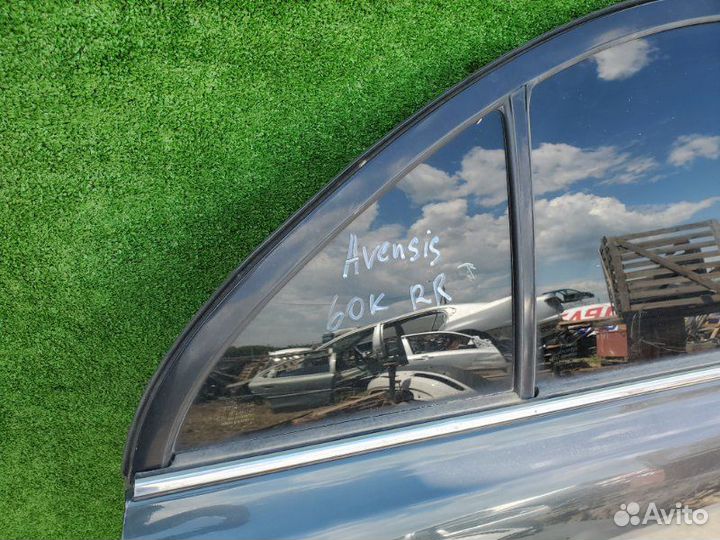 Стекло двери глухое, форточка заднее правое Toyota