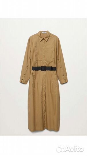 Платье рубашка mango