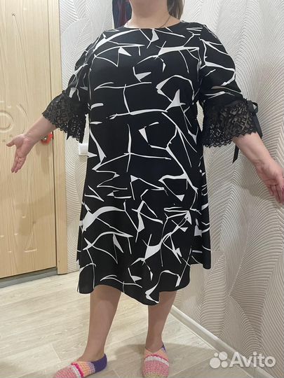 Нарядное женское платье больших размеров