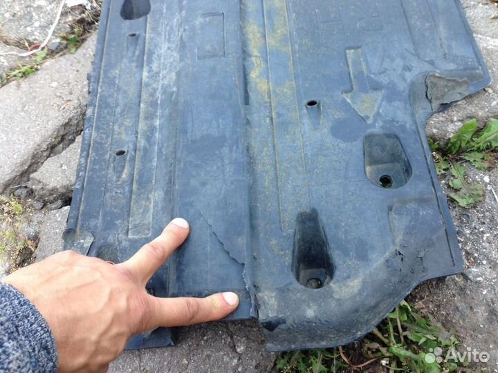 Защита днища пластиковая правая киа сид