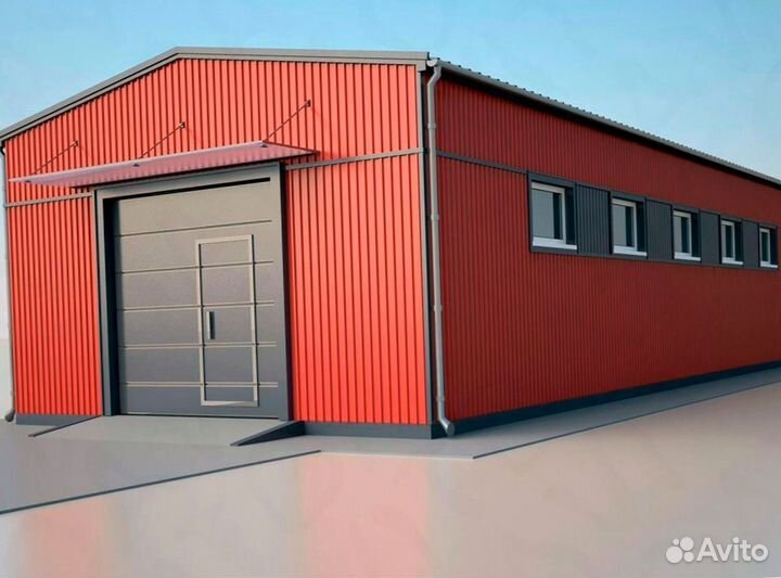 Строительство скотобоен с профнастилом по размерам