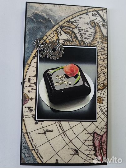 Мужская открытка ручной работы