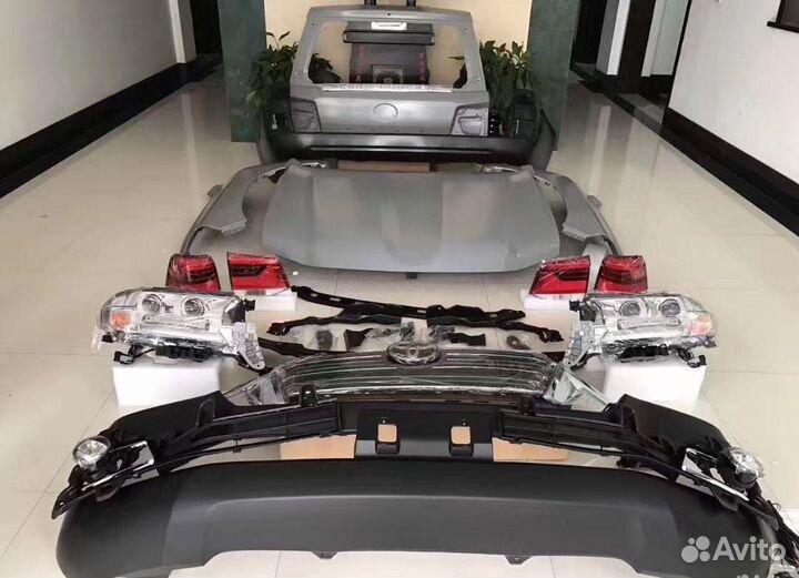 Фары обвес Тойота Лэнд крузер 200