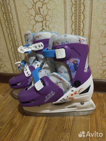 Коньки и ролики 2 в 1 Холодное сердце