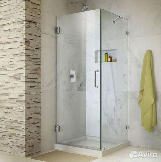 Шторка на ванну стеклянная