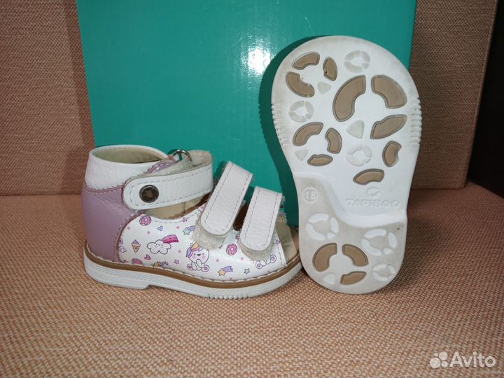 Сандалии для девочки tapiboo 18 размер