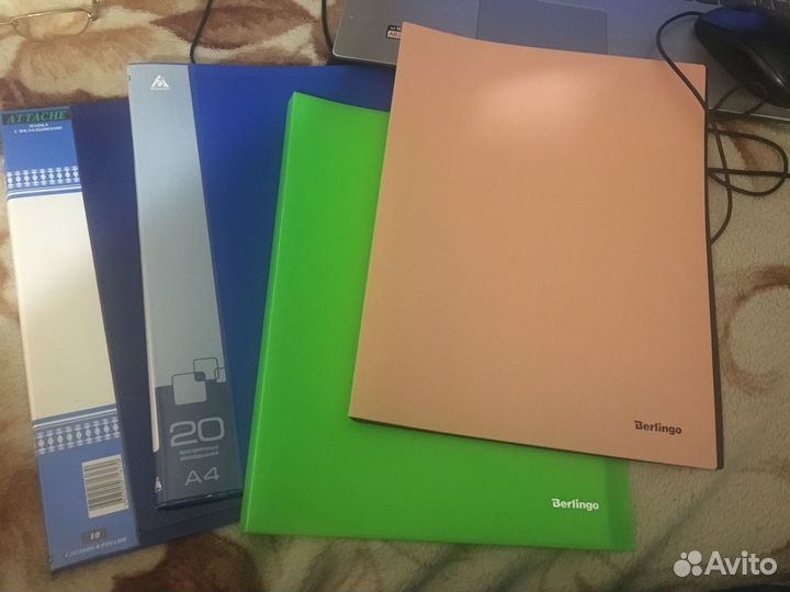 Папка скоросшиватель А4 бу, Папка с файлами на 10