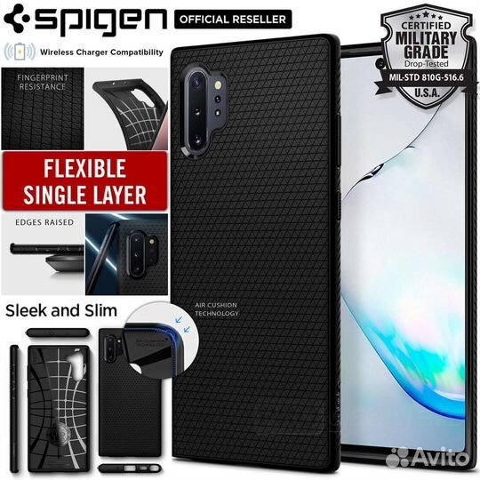 Чехол Spigen для Samsung note 10+