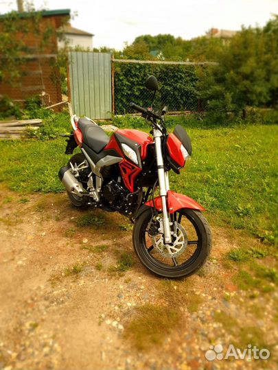 Мотоцикл racer RC300CK-N fighter красный