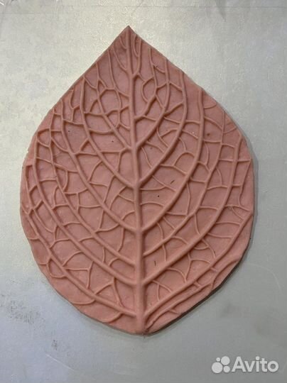 Молд силиконовый для ростовых цветов лист