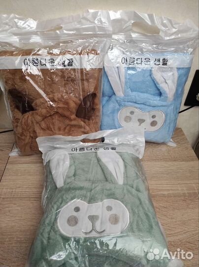 Полотенце пончо детское