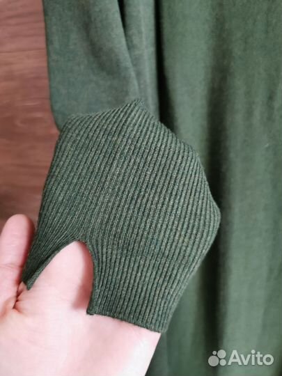 Кардиган темно зелёного цвета 40 42 XS