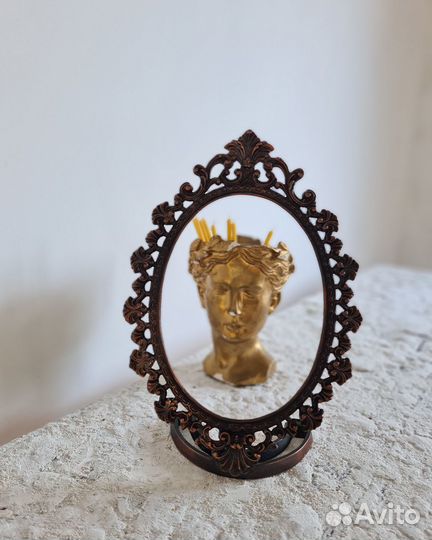 Винтажная рамка бронза