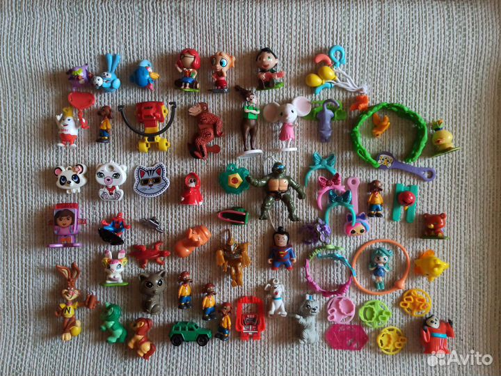 Игрушки мелкие киндер, макси, статуэтки