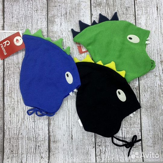 Шапки зимние Рейма шерстяные Финские дино выбор