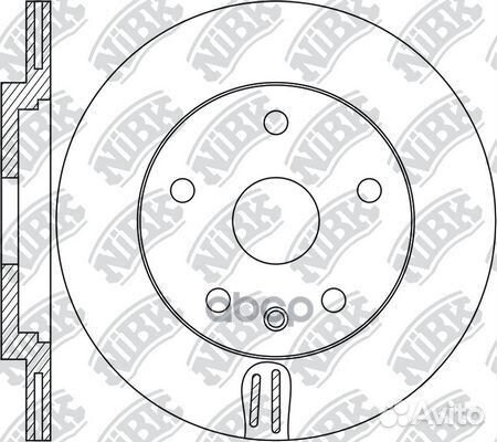 Диск тормозной ford explorer 14- задн. RN1674 NiBK