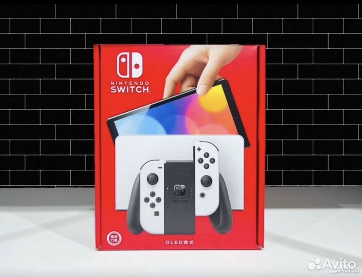 Nintendo switch oled прошитая + игры