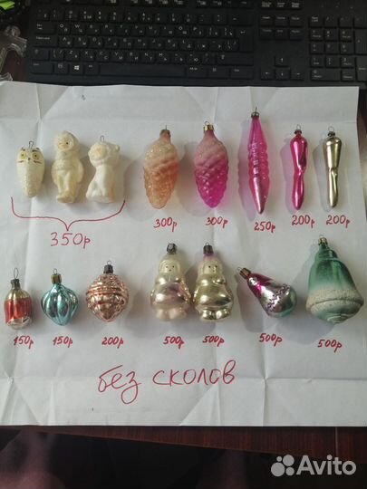Новогодние игрушки СССР
