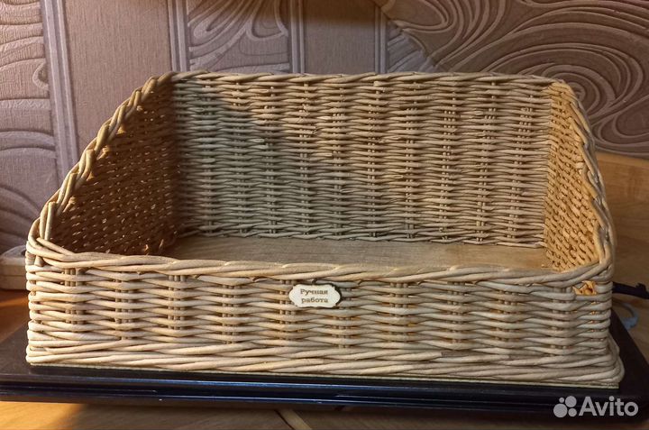 Плетеный органайзер