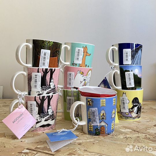 Кружки муми-тролли Arabia Finland Moomin новые