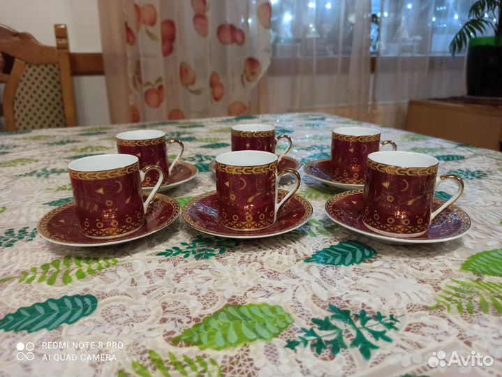 Кофейный сервиз yamasen gold collection