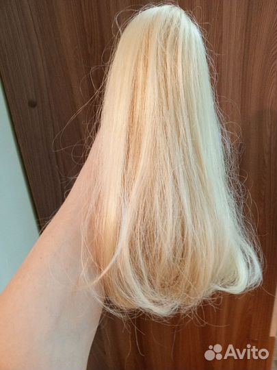 Накладной хвост на крабе блонд