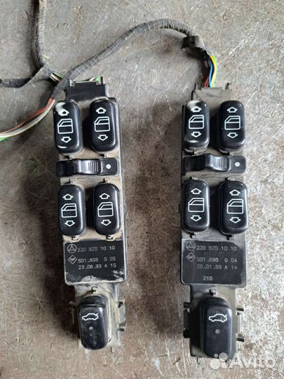Блок управления стеклоподъемников Mercedes w220