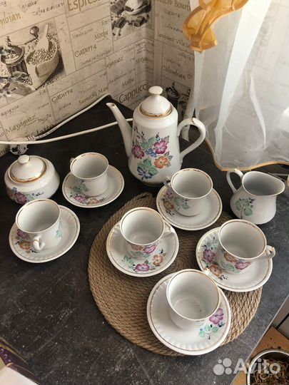 Чайный сервиз новый в коробке