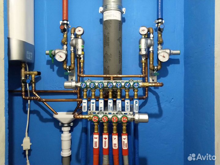 Сантехника, водопровод, канализация, отопление, тё