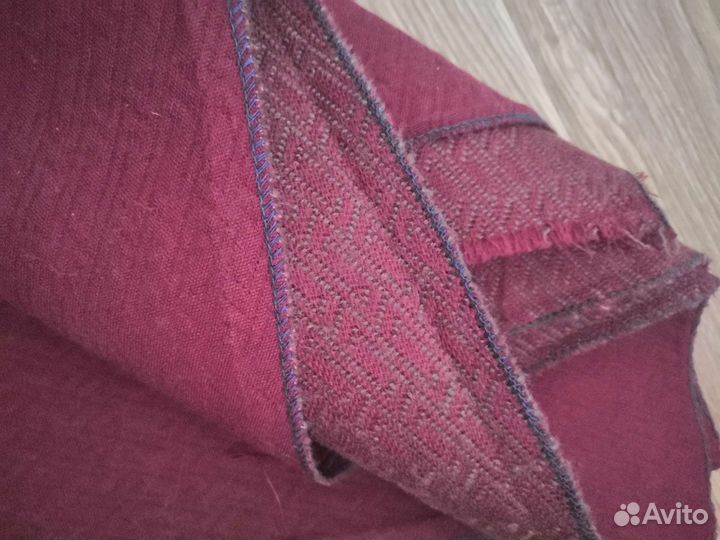 4 отреза шерстяной ткани СССР