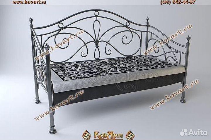 Кованые диваны. Диван кованый в москве. ART: Y857