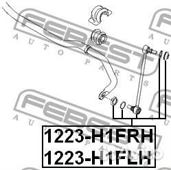 Тяга стабилизатора передняя левая