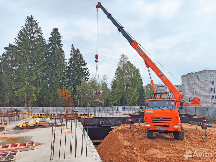 Аренда и услуги автокрана, 25 т, 28 м