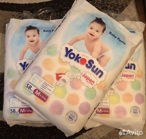 YokoSun подгузники-трусики M