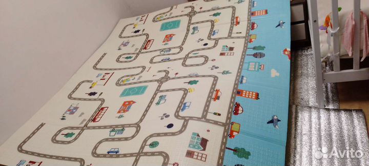 Детский коврик для ползания 180 200