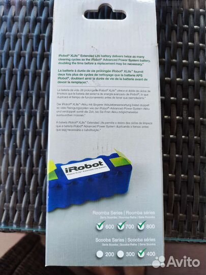 Аккамулятор Irobot Xlife