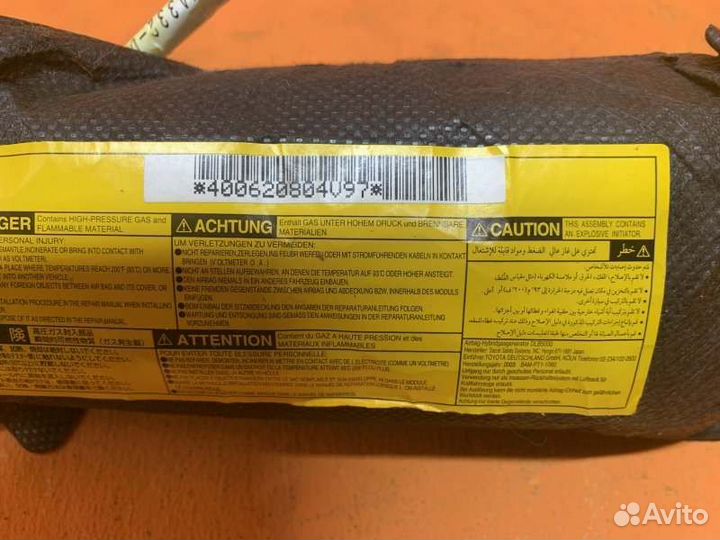 Подушка безопасности боковая левая Toyota