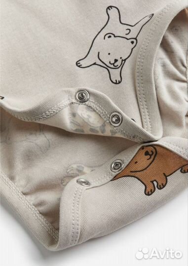 Боди с длинным рукавом hm 86