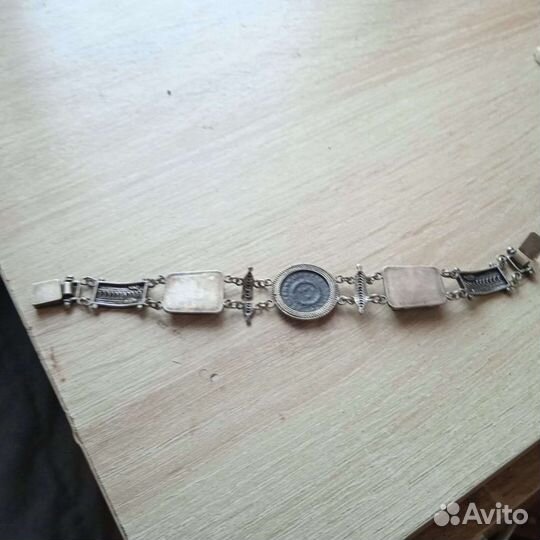 Старинный браслет серебряный