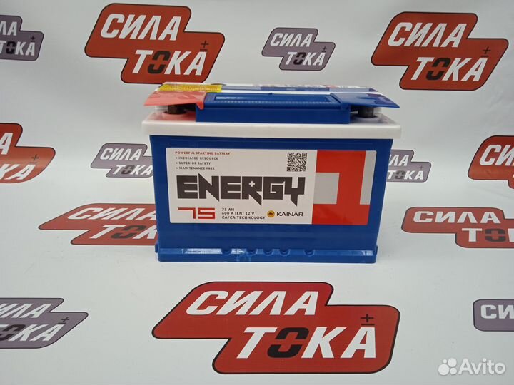 Аккумулятор Energy One 75ач для УАЗ Патриот